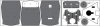 Pontos 23005F1 USS BB-61 Iowa 1944 Detail Up Set (20B Deck Blue stained wooden deck) (1:200)