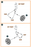 Clear Prop! CPA35002 CH-54A Tarhe wheels set for ICM kit 1/35