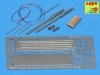 Aber 35L-089 Set of 2 German 2cm L/65 gun barrel for Flak 38 with storage box (1:35)	