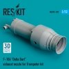 RESKIT RSU72-0189 F-106 DELTA DART EXHAUST NOZZLE FOR TRUMPETER KIT (3D PRINTED) 1/72