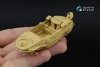 Quinta Studio QD+48553 Schwimmwagen type 166 3D-Printed & coloured Interior on decal paper (Tamiya) (with 3D-printed resin parts) 1/48