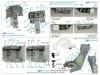 Quinta Studio QD32156 F/A-18D late 3D-Printed & coloured Interior on decal paper (Academy) 1/32