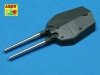 Aber 350L-35 Set of 8 pcs 356 mm barrels for Kongo, Haruna, Hiei, Kirishima (1:350)