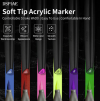 DSPIAE MKF-06 Water-Based Soft Head Marker Fluorescent Orange