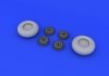 Eduard 648244 Ju 88A wheels early 1/48 ICM