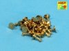 Aber 16100 Turned imitation of Hexagon bolts x30 pcs. (1:16)