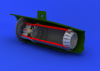 Eduard 648117 MiG-21PF/ PFM exhaust nozzle 1/48 (Eduard)