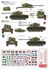 Star Decals 72-A1140 Korean War 1950-53 # 1. USMC Tanks. Sherman and Pershing. 1/72