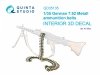 Quinta Studio QD35135 German 7.92 Metal ammunition belts (All kits) WWII 1/35