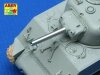 Aber 72L-37 Lufa 105mm haubica M4 do czołgu Sherman M4A3 /  U.S. 105mm Howitzer M4 tank Barrel for M4A3 1/72