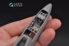 Quinta Studio QD48106 He-162 3D-Printed & coloured Interior on decal paper (for Tamiya kit) 1/48