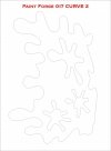 Paint Forge PFST017L STENCIL - CURVE 2