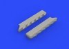 Eduard 648344 P-51D exhaust stacks w/ fairing AIRFIX 1/48