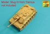 Aber 48A31 Grilles for Pz.Kpfw. III & Stug III Fit to Tamiya models: 32540; 32524; 32525; 32543; 1/48