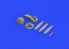 Eduard 648289 Bf 109F propeller EARLY EDUARD 1/48