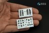 Quinta Studio QDS-48345 F/A-18B 3D-Printed & coloured Interior on decal paper (Hasegawa) (Small version) 1/48