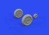 Eduard 648821 Yak-9D wheels ZVEZDA 1/48