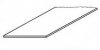 Plastruct 91103 STYRENE SHEET Płyta z polistyrenu 178mm x 300mm x 0.8mm BIAŁA / 5szt.