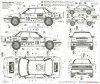 Hasegawa 20467 Subaru Legacy RS 1993 RAC Rally 1/24