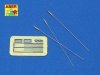 Aber R-27 German 1,4 m aerials (set of 3 pcs) (1:35)