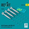 RESKIT RS32-0495 Mk.83 bombs with BSU-85 (4 pcs) (3D printed) 1/32