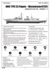 Trumpeter 04546 HMS TYPE 23 Frigate Westminster F237 (1:350)