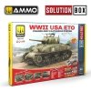 AMMO by Mig Jimenez 7728 SOLUTION BOX 22 – WWII USA ETO. Colors and Weathering System