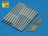 Aber 350L-51 Set of barrels 356mm x 12; 127mm x 20; 28mm x 8 for Arizona class battleships (1:350)