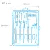 Modelcraft PFL6004 6 Pce Needle File Set