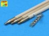 Aber 16052 Barrel cleaning rods with brackets for Tiger II (1:16)