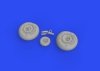 Eduard 648603 Bf 110G wheels for Eduard 1/48