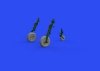 Eduard 648636 Tempest Mk.II wheels EDUARD/SPECIAL HOBBY 1/48