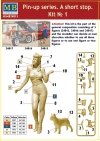 Master Box 24015 Pin-up series. A short stop. Kit No. 1 1/24