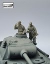 Ardennes Miniature 35020 WW2 PANZER COMMANDER AND GERMAN SOLDIER 1/35