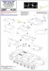 Aber 48030 Czołg KW 1 lub KW 2 wczesne- część 2- zasobniki na narzędzia późne Tamiya 1/48