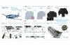 Quinta Studio QD32102 T-6G 3D-Printed coloured Interior on decal paper (Kitty Hawk) 1/32