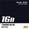 AK Interactive AK1560 DUAL EXO SET 16 – 16A BLUE BOLT & 16B TURBO BLUE