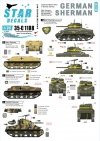 Star Decals 35-C1188 German Sherman 1/35