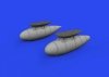 Eduard 672321 Bf 109F/ G external fuel tanks EDUARD 1/72