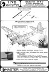 Master AM-72-125 Boeing B-17 Flying Fortress Machine gun barrels set (1:72)
