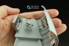 Quinta Studio QD32236 Boeing B-17E/F Navigator, bombardier, waist and tail gunners compartments. 3D-Printed coloured Interior (HK models) 1/32