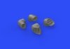 Eduard 648267 Harrier GR Mk.7/9 exhaust nozzles EDUARD, HASEGAWA 1/48 