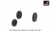 Armory Models AW48408 EE Lightning wheels w/ weighted tires, late 1/48