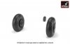 Armory Models AW32015 Iljushin IL-2 Bark early type wheels w/ weighted tyres 1/32