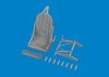 Eduard 624007 Spitfire Mk. VIII/ Mk. IX seat PRINT AIRFIX 1/24