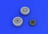 Eduard 672040 F-16CJ Block 50 wheels 1/72 (TAMIYA)