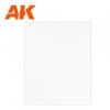 AK Interactive AK6581 PAVEMENT SPIKE BRICK SHEET 245 X 195MM / 9.64 X 7.68 “ TEXTURED STYRENE SHEET – 1 UNIT 