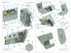 Quinta Studio QD48501 A-26C Invader 3D-Printed & coloured Interior on decal paper (ICM) 1/48