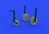 Eduard 672236 MiG-21PF wheels 1/72 Eduard