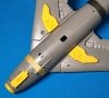 Omask 748107 Mig-17F wheel bay plugs (for Ammo) 1/48